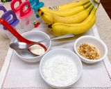 Hình bước làm 1 của món Kem chuối