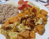Foto del paso 2 de la receta: Revuelto/Tortilla de batata o camote