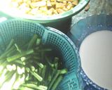 Foto langkah ke 1 dari resep Lodeh kacang dan pepaya.