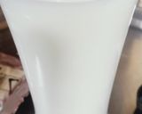 A picture of step 3 of Dalgona Coffee.