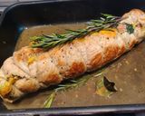Foto del passaggio 7 della ricetta Arrosto di tacchino farcito e arrotolato