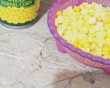 A picture of step 3 of Cream fruit chat 😋.