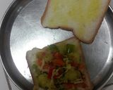 A picture of step 3 of Veg sandwich.