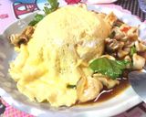 รูปขั้นตอนการทำที่ 8 ของ ปลาหมึกผัดพริกเผา ข้าวไข่ข้น