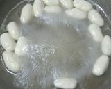 A picture of step 4 of Angoori Rasmalai.