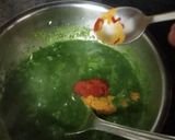 लहसुनी पालक (Lahsuni palak recipe in Hindi) रेसिपी चरण 3 फोटो