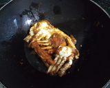 A picture of step 4 of Crab fry.