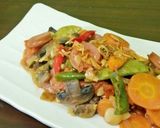 Foto langkah ke 11 dari resep Tumis Jamur Sosis.