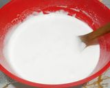 Une image de l'étape 1 de Gâteau au glaçage mascarpone.
