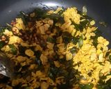 A picture of step 2 of Diwali special makka chiwda.