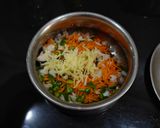 A picture of step 3 of Mix Veg Mangode.