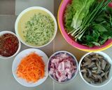 Hình bước làm 1 của món Bánh xèo đơn giản