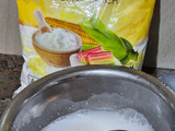 Bubur Sagu Ambon Cetak Kuah Santan