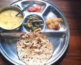 A picture of step 6 of Missi roti.