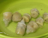 Foto del paso 2 de la receta: Pastel de champiñones y alcachofas en airfryer