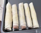 A picture of step 3 of Chicken Lumpia.