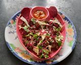 A picture of step 3 of Beetroot cabbage Chinese pakoda innovative recipe.