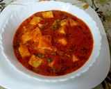 A picture of step 1 of Matar paneer Masala.