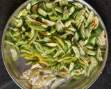 A picture of step 2 of Spiny gourd(Kakrol) garlic fry.