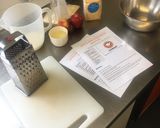 A picture of step 1 of Apple & Cinnamon Muffins.