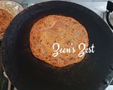 A picture of step 2 of Beetroot Coriander Parathas.