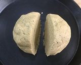 A picture of step 2 of MATCHA/GREEN TEA SHORTBREAD COOKIES.