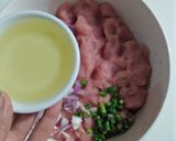 A picture of step 2 of Seekh kabab.