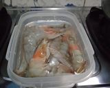 Foto langkah ke 3 dari resep Kerang Hijau, Udang Saos Padang.