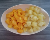 Foto del paso 1 de la receta: Avena tropical 🥣🌴🍍🥭🥥