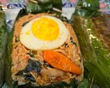 Foto langkah ke 16 dari resep Nasi Bakar Ayam Suwir.
