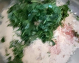 A picture of step 2 of Methi Theplas.