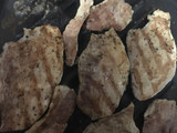 Cerdo horneado con champiñones