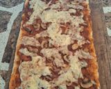Foto del paso 11 de la receta: Pizza de champiñones rellena con muzzarella