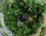 A picture of step 1 of My Spring Greens & Chilli Chutney.