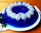 Hình bước làm 4 của món Rau câu Hoa ĐẬU BIẾC