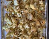 A picture of step 5 of Cauliflower with Olives and Parmesan.