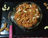 A picture of step 5 of Gajar ka halwa.