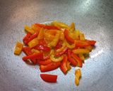 A picture of step 2 of Basil pesto macaroni.