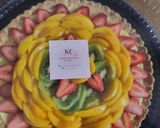 Foto del paso 6 de la receta: Tarta de frutas y crema pastelera sin gluten