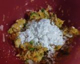A picture of step 3 of Cheesy Banana Canape with Creamy Minty Chana.