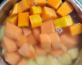 Foto del paso 2 de la receta: Puré de boniato, calabaza y patata