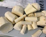 Une image de l'étape 2 de Flan de panais et courgettes à la crème et persil.