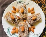A picture of step 8 of No Sugar Dry Fruits and dates energy bar for diabetes.