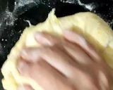 A picture of step 6 of Green & White Swirl Bread.