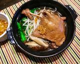 รูปขั้นตอนการทำที่ 4 ของ หมี่เป็ดตุ๋นเห็ดหอมพริกไทยดำ (Instant Pot)