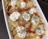 Rakott penne spenóttal és csirkemellel recept fázis 3 fotója