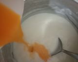 A picture of step 4 of Homemade Orange Ice cream 🍦 🍊.