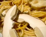 Une image de l'étape 4 de Linguine aux cèpes des Vosges.