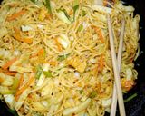 A picture of step 5 of Fajita Spaghetti.