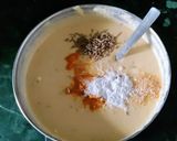 A picture of step 2 of Veggies Sattu Chilla.